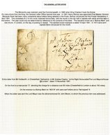 LONDON Early Letters: 1681 EL Chesterfield To London Endorsed 'post Pd 3d’ And 1709 London Local EL With '2’ Charge - La - Sonstige & Ohne Zuordnung