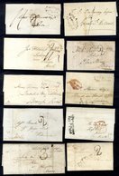 LONDON Penny Posts C1801-43 Mainly EL's With Various Oval & S/line Paid & Unpaid Marks Of The Penny  & Twopenny Posts Wi - Sonstige & Ohne Zuordnung