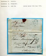 NORTHUMBERLAND - BERWICK UPON TWEED 1743-1883 Collection Of Covers Written Up & Presented In Two Multi Ring Albums Comme - Sonstige & Ohne Zuordnung