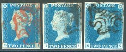 UNPLATED EH Four Margins - Thin, Red MC, PA Four Margins Scissor Cut At Top Left Corner Black MC, PA SK Good Four Margin - Autres & Non Classés