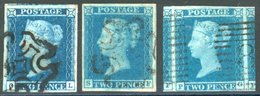 Plate 3 OL & SF Both Good Four Margins With Black Maltese Crosses, Also PG Good To Large Margins Showing Portions Of Adj - Sonstige & Ohne Zuordnung