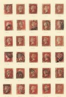 1864-79 1d Plates 71 To 224 Good To FU On Leaves, Also A Number Of Duplicates (in Mixed Condition) Housed In Brown Envel - Autres & Non Classés