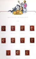 1864-79 1d Red Plates, A Complete Set From 71 To 225 + A Few Extras. SG.43/4. - Sonstige & Ohne Zuordnung