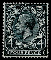 1924 Block Cypher 4d Grey Green, Wmk Inverted M, SG.424wi. (1) Cat. £150 - Autres & Non Classés