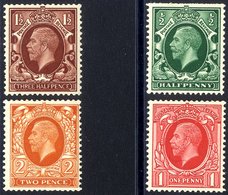 1934 Photogravure Set Wmk Sideways M, ½d Trimmed At Top, 1½d Missing Perf - 1d & 2d Fine. SG.439a/442b. - Sonstige & Ohne Zuordnung