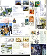 RAF COMMEMORATIVE Illustrated Covers Produced For Fund Raising Incl. Escaping Soc, Caterpillar Club, Various Anniversari - Sonstige & Ohne Zuordnung