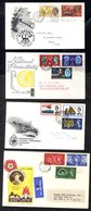 1957-71 Collection Of 115 Covers Within A Royal Mail Album, Nice Run Through Incl. Some Phosphors Better Noted Incl. 195 - Andere & Zonder Classificatie