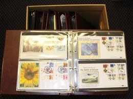1968-97 Collection Housed In Six Albums With Silk Types (120) Mainly Sotheby Silks, Others Are Special Types, Bradbury E - Sonstige & Ohne Zuordnung