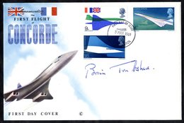 1969 Concorde FDC (unaddressed) With Filton, Bristol FDI H/stamp & Signed By Brian Trubshaw (pilot). Superb Condition. - Altri & Non Classificati