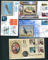 Collection Housed In Benham Albums (7) & A Ring Binder With RAF Covers Incl. 80 Signed, Also Channel Tunnel, Railway Etc - Sonstige & Ohne Zuordnung