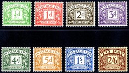 1936-37 Set M, SG.D19/26. (8) - Sonstige & Ohne Zuordnung