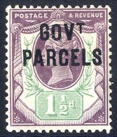 GOVT PARCELS 1887 1½d Dull Purple & Pale Green With Variety No Dot Under 'T', Fine M, SG.O665a. Cat. £260. (1) - Sonstige & Ohne Zuordnung