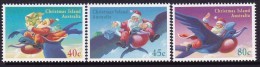 Christmas Island 1995 Christmas Sc 370-72 Mint Never Hinged - Christmas Island