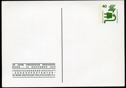 Bund PP69 D2/002 125 Jahre BRIEFMARKEN PREUSSEN Bonn 1975  NGK 4,00 € - Private Postcards - Mint