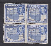 SOMALILAND 1938 3R IN UNMOUNTED MINT BLOCK OF 4 SG 103 X 4  Cat £100 - Somaliland (Protectoraat ...-1959)