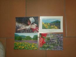 CAB00309 PROVENCE Lavande : Lot De 4 CPM/CPSM Non écrites - 5 - 99 Postcards