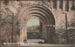 West Door, St Botolph's Priory, Colchester, Essex, C.1905-10 - WHS & Son Postcard - Colchester