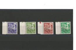 France Préo ** 109, 113, 116 Et 118 - 1953-1960