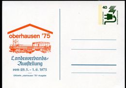 Bund PP69 D2/018-I AUSSTELLUNG OBERHAUSEN 1975  NGK 4,00 € - Privé Postkaarten - Ongebruikt
