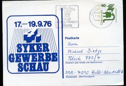 Bund PP69 D2/024 GEWERBESCHAU SYKE Gebraucht München 1977 NGK 4,00 € - Cartes Postales Privées - Oblitérées