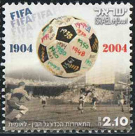 Israël 2004 Yv. N°1704 - Centenaire De La FIFA - Oblitéré - Used Stamps (without Tabs)