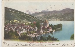 Suisse - Oberhofen Am Thunersee - Vue Générale - Postmarked 1903 - Oberhofen Am Thunersee