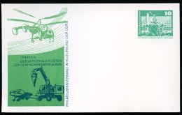 DDR PP16 C2/011a Privat-Postkarte AEROPHILATELISTEN Hoyerswerda 1976 - Privatpostkarten - Ungebraucht