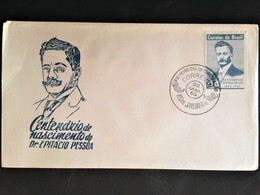 Brazil, Uncirculated FDC, "Famous People",  1965 - FDC
