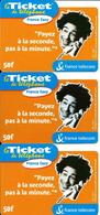 3 Tickets De Téléphone  - Différents Dates - Francs - FT