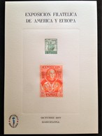 Spain, Uncirculated Stamped Stationery, "Exposición Filatelica De America Y Europa", Barcelona, 1977 - Other & Unclassified