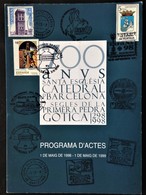 Spain, Sheetlet, "700 Years Of Cathedral", Barcelona,  1999 - Altri & Non Classificati