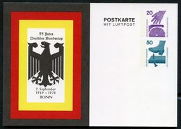 Bund PP78 D2/001 25 J. DEUTSCHER BUNDESTAG Bonn 1974  NGK 8,00 € - Cartes Postales Privées - Neuves
