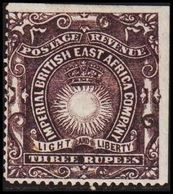 1890. IMPERIAL BRITISH EAST AFRICA COMPANY.   THREE RUPEES.  (MICHEL 19A) - JF318599 - Afrique Orientale Britannique