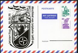 Bund PP85 D2/001 LEICHTES KAMPFGESCHWADER LeKG44 Leipheim 1975  NGK 25,00 € - Privatpostkarten - Ungebraucht