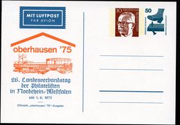 Bund PP89 D2/001 OBERHAUSEN LANDESVERBANDSTAG 1975  NGK 8,00 € - Private Postcards - Mint