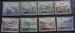 Svizzera Posta Aerea SC. Di 8 Valori Used.(27642 - Altri & Non Classificati