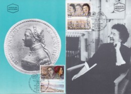 ISRAEL, 1991, Maxi-Card(s), Women Day - Dona -Rahel, SG1151-1152, F5424 - Tarjetas – Máxima