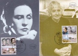 ISRAEL, 1992, Maxi-Card(s), Famous Women - Hanah -Rivka, SG1158-1159, F5427 - Tarjetas – Máxima