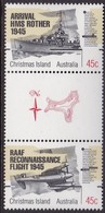 Christmas Island 1995 End Of WWII Sc 373 Mint Never Hinged Gutter Pair - Christmas Island