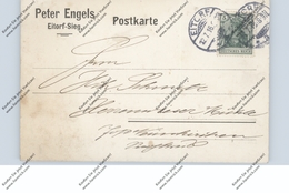 5208 EITORF, Firmen-Karte Peter Engels, 1916 - Siegburg