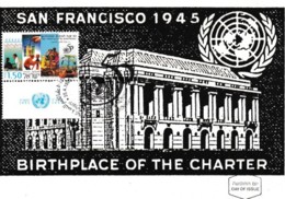 ISRAEL, 1995, Maxi-Card(s), U.N. 50 Years, SG1271, F5482 - Cartes-maximum