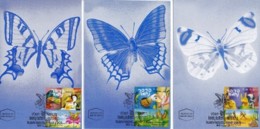 ISRAEL, 1999, Maxi-Card(s), TV Serie - Lovely Butterfly,  SG1446-1448, F5572 - Cartes-maximum