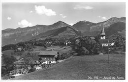 AESCHI → Dorfpartie Bei Der Kirche, Fotokarte Ca.1945 - Aeschi Bei Spiez