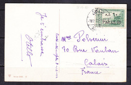 SC 19-76 OPEN LETTER FROM CONSTANTINOPE TO CALAIS, FRANCE. 1922 YEAR. - Briefe U. Dokumente