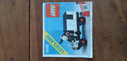 INSTRUCTIONS LEGO BRICKS 6681 ORIGINAL 1981 POLICE VAN - Planos