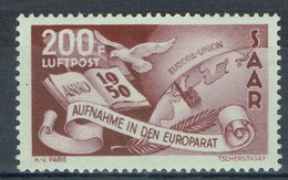 Sarre - 1950 - P. Aérienne N° 13 - Sans Charnière XX - MNH - Signé - TB - - Airmail