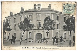 SAINT AMAND MONTROND - La Caserne De Gendarmerie - Gendarme à Cheval - Saint-Amand-Montrond