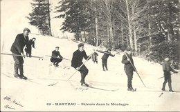 MORTEAU - 25 - Doubs - Skieurs Dans La Montagne - Sonstige Gemeinden