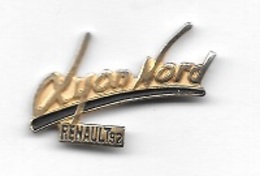 Pin's  Doré  Ville, Automobile  Lyon  Nord  92  ( 69 ) - Renault