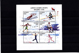 Olympics 1998 - Olympiques - Ice Hockey - UGANDA - Sheet MNH - Invierno 1998: Nagano